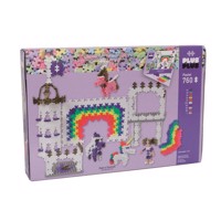 Køb samlesæt Plus-Plus Pastel Rainbow Castle - 760 pcs billigt på Legen.dk!